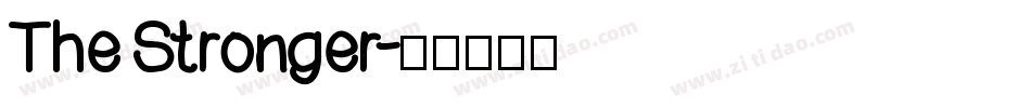 The Stronger字体转换